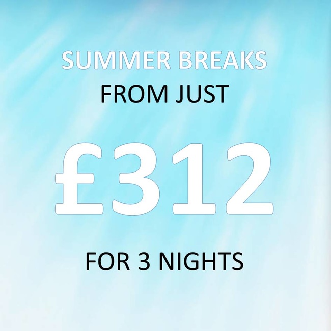 Summer Holidays from just £312 per caravan